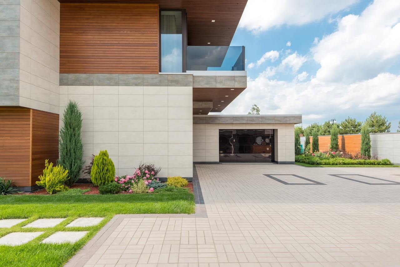 modern driveway design ideas for newcastle homes